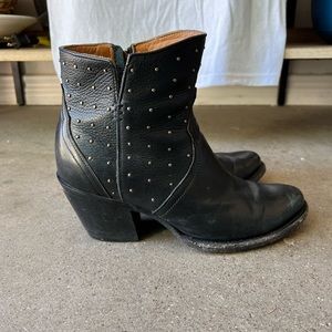 Harley Cowhide Leather Boots Lucchese.